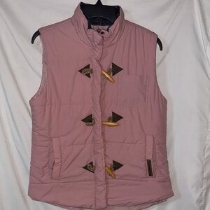 Legendary Whitetails Rose Pink Quilted Toggle Puffer Vest